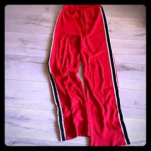 Urban Outfitters red sweater pants